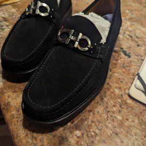 Ferragamo Suede Loafers